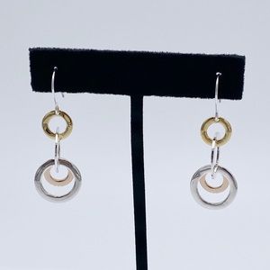 Charles Addison Sterling Silver Dangle Earrings Marked C A Canada 925
